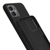 3mk Silicone Case for iPhone 11 - black