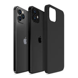 3mk Silicone Case for iPhone 12 / iPhone 12 Pro - black