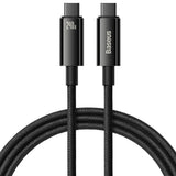 Baseus Tungsten Gold CAWJ040201 USB C - USB C Cable 480Mb/s 240W 3m - Black
