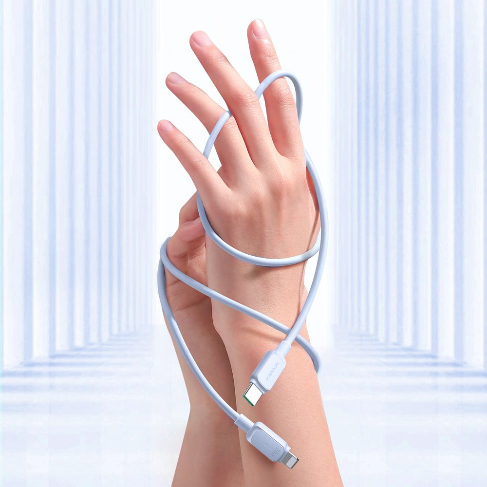 Joyroom Multi-Color Series A14 USB-C / Lightning 20W Kabel 1,2 m - Blå