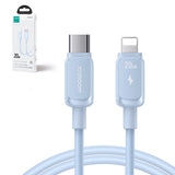 Joyroom Multi-Color Series A14 USB-C / Lightning 20W Kabel 1,2 m - Blå