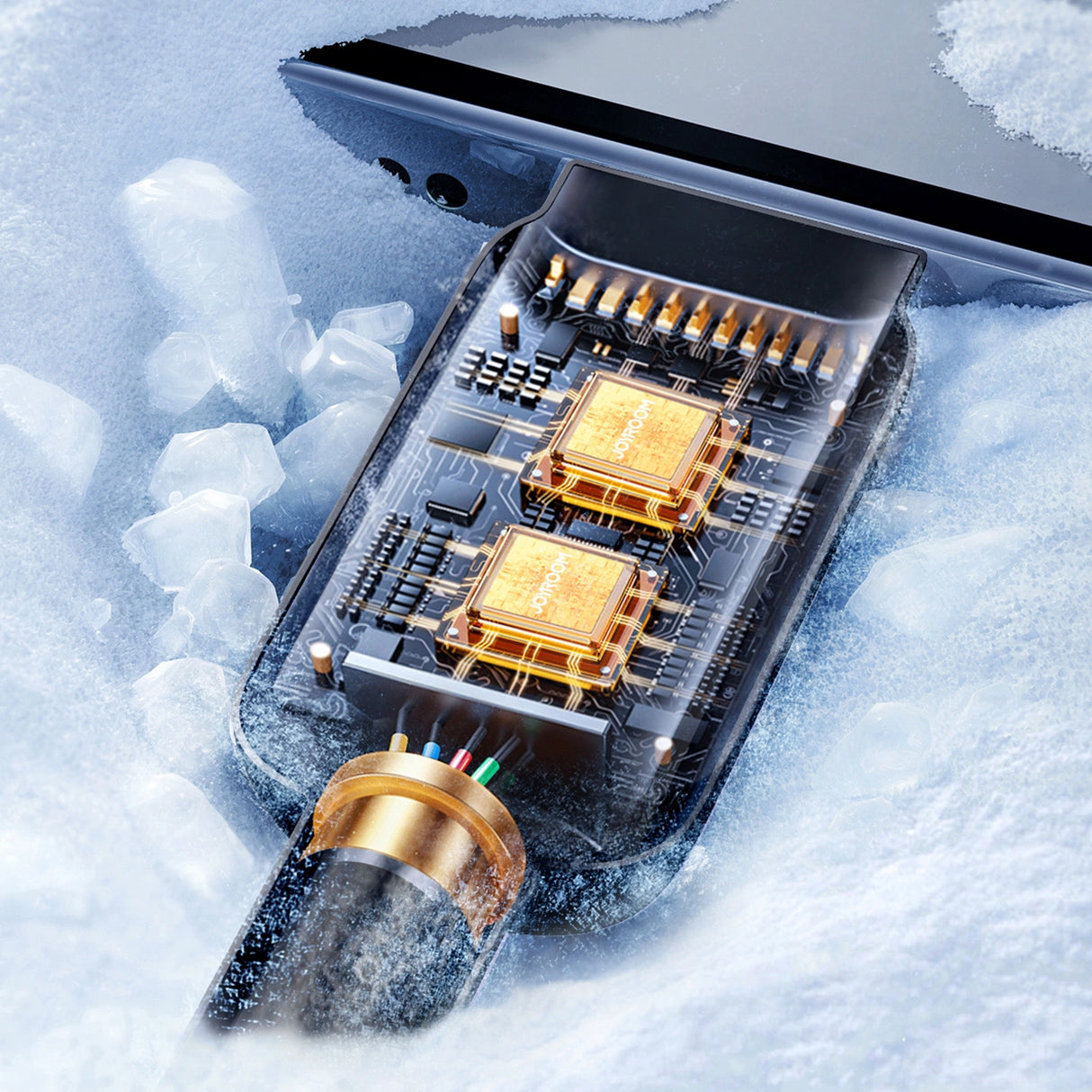 Joyroom Multi-Color Series A14 USB-C/ Lightning Cable 20W 1,2 m - sort