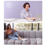 Joyroom Multi-Color Series A14 USB-C/ Lightning Cable 20W 1,2 m - sort