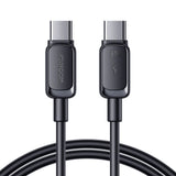 Joyroom Multi-Color Series A14 USB-C / USB-C 60W Kabel 1,2 m - sort