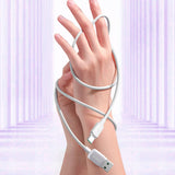 Joyroom Multi-Color Series A14 USB-A / USB-C 3A Kabel 1,2 m - Hvid