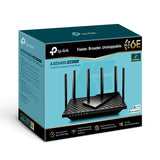TP-Link Archer AXE75 trådløs router Gigabit Ethernet Tri-band (2,4 GHz/5 GHz/6 GHz) Sort