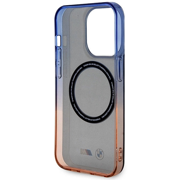 Case BMW BMHMP14LHTGE iPhone 14 Pro 6.1" grå/grå hardcase Gradient Bumper MagSafe