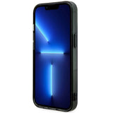 BMW Silver Ring MagSafe-hylster til iPhone 14 Plus - gennemsigtigt