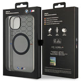 BMW Pattern MagSafe case for iPhone 14 Plus - gray