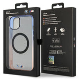 BMW Gradient Bumper MagSafe-hylster til iPhone 14 Plus - grå