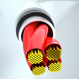 USB-kabel - USB C / micro USB / Lightning 480Mb/s 6A 1,2m - hvid