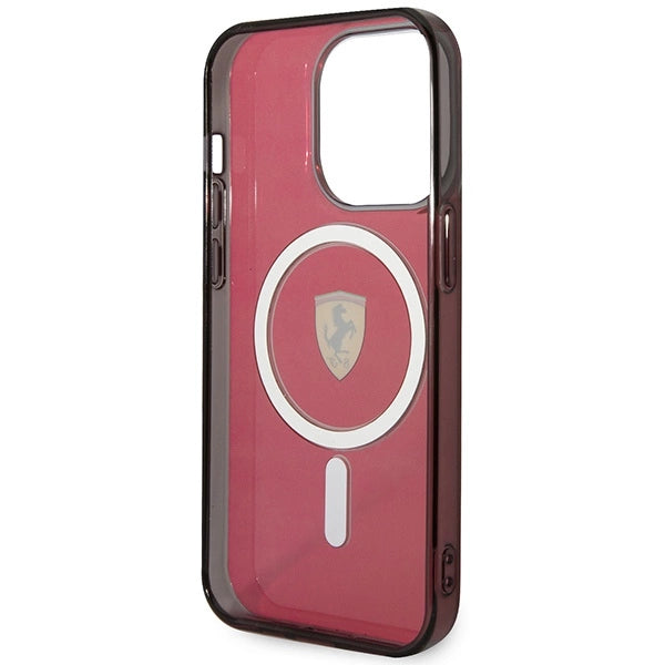 Ferrari FEHMP14LUKR iPhone 14 Pro 6.1" rød/rød hardcase Translucent Magsafe