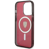 Ferrari FEHMP14LUKR iPhone 14 Pro 6.1" rød/rød hardcase Translucent Magsafe