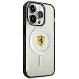 Ferrari FEHMP14LURKT iPhone 14 Pro 6.1" clear/transparent hardcase Outline Magsafe