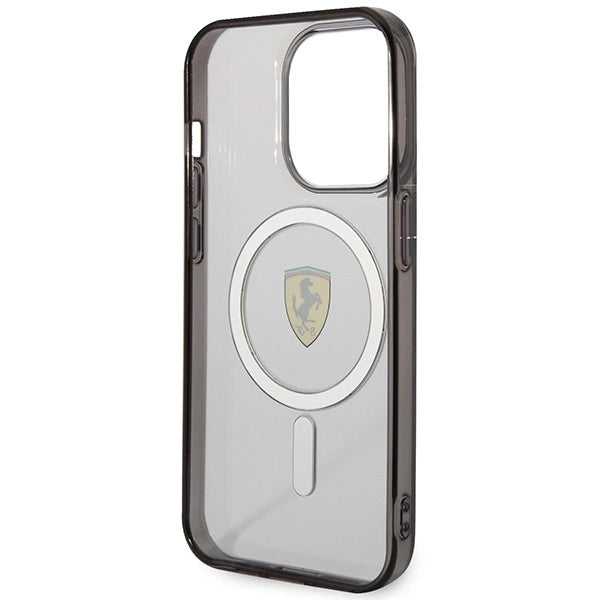 Ferrari FEHMP14LURKT iPhone 14 Pro 6.1" clear/transparent hardcase Outline Magsafe