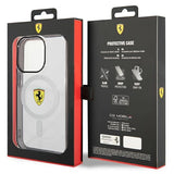 Ferrari FEHMP14LURKT iPhone 14 Pro 6.1" clear/transparent hardcase Outline Magsafe