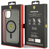 Ferrari FEHMP14SURKK iPhone 14 6,1" sort/sort hardcase Translucent Magsafe