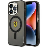 Ferrari FEHMP14XURKK iPhone 14 Pro Max 6,7" sort/sort hardcase Translucent Magsafe