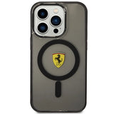 Ferrari FEHMP14XURKK iPhone 14 Pro Max 6,7" sort/sort hardcase Translucent Magsafe