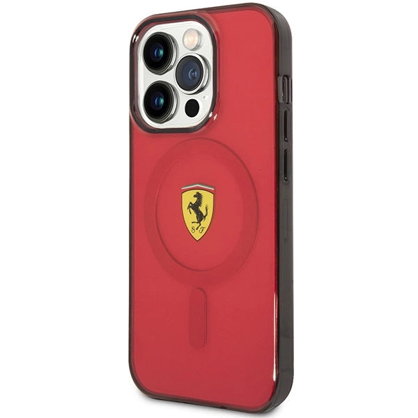 Ferrari FEHMP14XURKR iPhone 14 Pro Max 6.7" red/red hardcase Translucent Magsafe