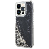 Guess GUHCP14LLCSGSGK iPhone 14 Pro 6.1" black/black hardcase Liquid Glitter Marble