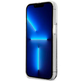 Guess Liquid Glitter Marble case til iPhone 14 - hvid