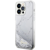 Guess GUHCP14XLCSGSGH iPhone 14 Pro Max 6.7" white/white hardcase Liquid Glitter Marble
