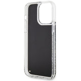 Guess GUHCP14XLCSGSGK iPhone 14 Pro Max 6.7" black/black hardcase Liquid Glitter Marble