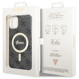 Guess GUHMN61H4STK iPhone 11 6.1" sort/sort hardcase 4G MagSafe