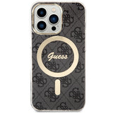 Guess GUHMP13LH4STK iPhone 13 Pro / 13 6.1" black/black hardcase 4G MagSafe