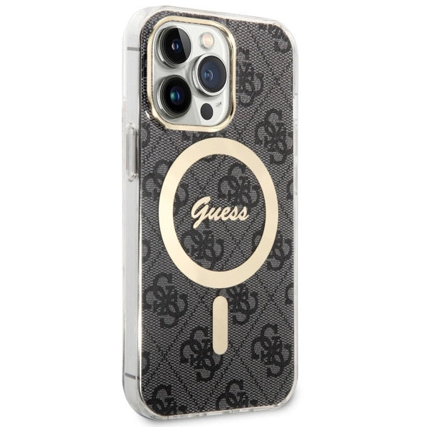 Guess GUHMP13LH4STK iPhone 13 Pro / 13 6.1" black/black hardcase 4G MagSafe