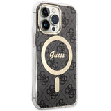 Guess GUHMP13LH4STK iPhone 13 Pro / 13 6.1" black/black hardcase 4G MagSafe