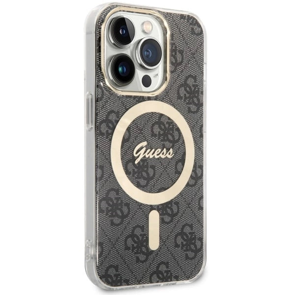 Guess 4G MagSafe case for iPhone 14 Pro - black