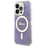 Guess GUHMP14LH4STU iPhone 14 Pro 6.1" purple/purple hardcase 4G MagSafe