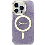 Guess GUHMP14LH4STU iPhone 14 Pro 6.1" purple/purple hardcase 4G MagSafe