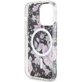 Guess GUHMP14LHCFWSK iPhone 14 Pro 6.1" black/black hardcase Flower MagSafe