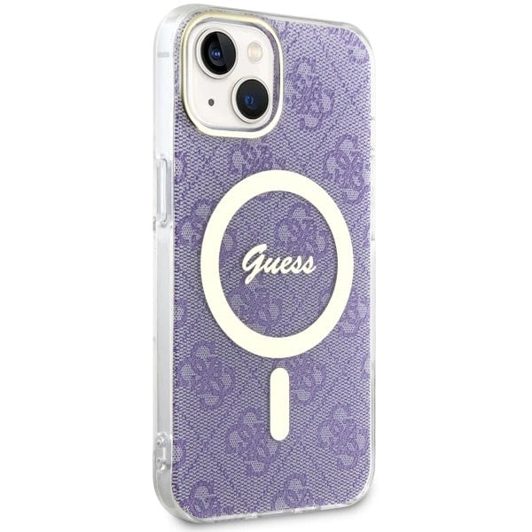 Guess GUHMP14MH4STU iPhone 14 Plus 6.7" purple/purple hardcase 4G MagSafe
