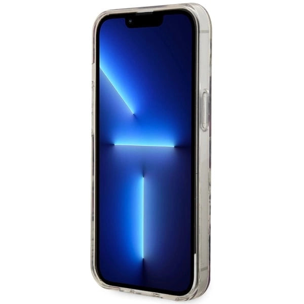 Guess GUHMP14MHCFWSP iPhone 14 Plus 6,7" pink/pink hardcase Flower MagSafe