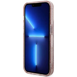 Guess GUHMP14MHCMCGP iPhone 14 Plus 6.7" pink/pink hardcase Glitter Gold MagSafe