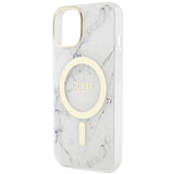 Guess GUHMP14MPCUMAH iPhone 14 Plus 6,7" hvid/hvid hardcase Marble MagSafe