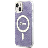 Guess 4G MagSafe-hylster til iPhone 14 - lilla