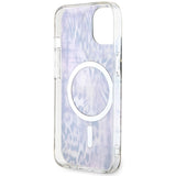 Guess Leopard MagSafe-hylster til iPhone 14 - pink