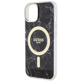 Guess GUHMP14SPCUMAK iPhone 14 6.1" black/black hardcase Marble MagSafe