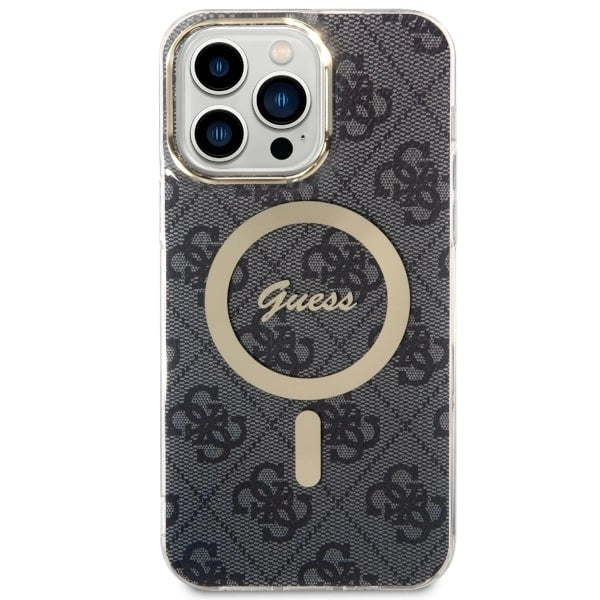 Guess 4G MagSafe-hylster til iPhone 14 Pro Max - sort