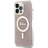 Guess 4G MagSafe-hylster til iPhone 14 Pro Max - pink
