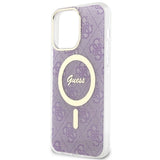 Guess GUHMP14XH4STU iPhone 14 Pro Max 6.7" lilla/lila hardcase 4G MagSafe