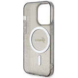 Guess GUHMP14XHCMCGK iPhone 14 Pro Max 6.7" sort/sort hardcase Glitter Gold MagSafe