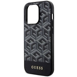 Guess GUHMP14XHGCFSEK iPhone 14 Pro Max 6.7" black/black hardcase GCube Stripes MagSafe