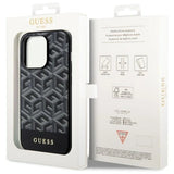 Guess GUHMP14XHGCFSEK iPhone 14 Pro Max 6.7" black/black hardcase GCube Stripes MagSafe