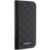 Karl Lagerfeld KLBKP14XSAKLHPK iPhone 14 Pro Max 6.7" bookcase black/black Saffiano Monogram
